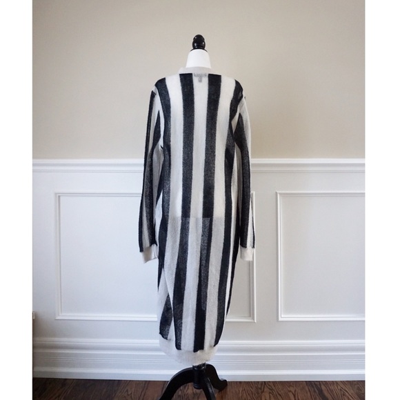 ⚡️SALE! BNWT mohair wool vertical stripe cardigan - Picture 8 of 12